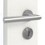 Detailansicht der Oberfläche von GARANT Zimmertür Quer Authentic Bianco CPL mit Lichtausschnitt LA-6