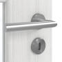 Detailansicht der Oberfläche von GARANT Zimmertür Authentic Grigio GCK08 mit Lichtausschnitt LA-6 Sprosse SP1
