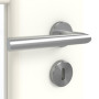 Detailansicht der Oberfläche von GARANT Zimmertür U11026SD Kristallweiß GHK08 mit Lichtausschnitt LA-6 Sprosse SP10