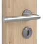 Detailansicht der Oberfläche von GARANT Zimmertür Authentic Achat GCK08 mit Lichtausschnitt LA-6 Sprosse SP2
