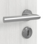 Detailansicht der Oberfläche von GARANT Zimmertür Authentic Grigio GCK08 mit Lichtausschnitt LA-7