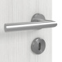 Detailansicht der Oberfläche von GARANT Zimmertür Authentic Grigio GCK08 mit Lichtausschnitt LA-8