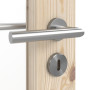 Detailansicht der Oberfläche von Typ 6002-04-LA2 Kiefer Massivholz Innentür - Radex