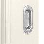Detailansicht der Oberfläche von Georgia 3 LA Sprosse 1/3 ClassicLine Weißlack Schiebetür - Hörmann