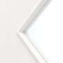 Detailansicht des Lichtausschnitts von Gebürstetes Weiß LA 6 Raute ProLine Duradecor Innentür - Hörmann