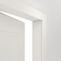 geöffnete Detailansicht von Innentür-Set Cofi 21 reverse Weißlack RAL 9016 mit Zarge und Drücker - Deine Tür