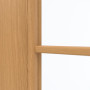 Detailansicht des Lichtausschnitts von GARANT Zimmertür Eiche Premium GCK08 mit Lichtausschnitt LA-DIN Sprosse SP0