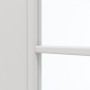 Detailansicht des Lichtausschnitts von GARANT Zimmertür 0160-60 Silver Grey CPL mit Lichtausschnitt LA-DIN Sprosse SP2