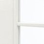 Detailansicht des Lichtausschnitts von GARANT Zimmertür Quer Authentic Bianco CPL mit Lichtausschnitt LA-2 Sprosse SP0