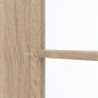Detailansicht des Lichtausschnitts von GARANT Zimmertür Authentic Eiche CPL mit Lichtausschnitt LA-2 Sprosse SP10