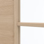 Detailansicht des Lichtausschnitts von GARANT Zimmertür Quer Authentic Achat GCK08 mit Lichtausschnitt LA-2 Sprosse SP10