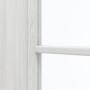 Detailansicht des Lichtausschnitts von GARANT Zimmertür Authentic Grigio GCK08 mit Lichtausschnitt LA-2 Sprosse SP2