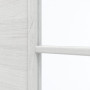 Detailansicht des Lichtausschnitts von GARANT Zimmertür Quer Authentic Grigio GCK08 mit Lichtausschnitt LA-2 Sprosse SP2