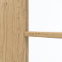 Detailansicht des Lichtausschnitts von GARANT Zimmertür Authentic Asteiche GCK08 mit Lichtausschnitt LA-2 Sprosse SP4