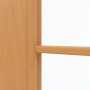 Detailansicht des Lichtausschnitts von GARANT Zimmertür Buche Exklusiv CPL mit Lichtausschnitt LA-2 Sprosse SP4