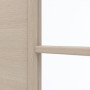 Detailansicht des Lichtausschnitts von GARANT Zimmertür Quer Authentic Akazie GCK08 mit Lichtausschnitt LA-3 Sprosse SP0