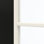 Detailansicht des Lichtausschnitts von GARANT Zimmertür 0901-60 Black Resopal mit Lichtausschnitt LA-3 Sprosse SP1