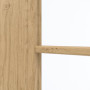 Detailansicht des Lichtausschnitts von GARANT Zimmertür Authentic Asteiche GCK08 mit Lichtausschnitt LA-3 Sprosse SP2
