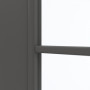 Detailansicht des Lichtausschnitts von GARANT Zimmertür 10622-60 Ebony CPL mit Lichtausschnitt LA-3 Sprosse SP4