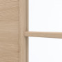 Detailansicht des Lichtausschnitts von GARANT Zimmertür Quer Authentic Achat GCK08 mit Lichtausschnitt LA-3 Sprosse SP4
