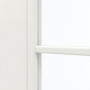 Detailansicht des Lichtausschnitts von GARANT Zimmertür Quer Authentic Bianco CPL mit Lichtausschnitt LA-3 Sprosse SP4