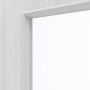 Detailansicht des Lichtausschnitts von GARANT Zimmertür Authentic Grigio GCK08 mit Lichtausschnitt LA-4 mittig