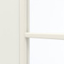 Detailansicht des Lichtausschnitts von GARANT Zimmertür 0135-60 Rain Resopal mit Lichtausschnitt LA-5 bandseitig Sprosse SP10