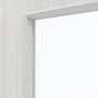 Detailansicht des Lichtausschnitts von GARANT Zimmertür Authentic Grigio GCK08 mit Lichtausschnitt LA-5 mittig