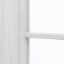 Detailansicht des Lichtausschnitts von GARANT Zimmertür Authentic Grigio GCK08 mit Lichtausschnitt LA-6 Sprosse SP10