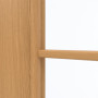 Detailansicht des Lichtausschnitts von GARANT Zimmertür Eiche Premium GCK08 mit Lichtausschnitt LA-6 Sprosse SP4