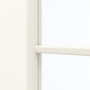 Detailansicht des Lichtausschnitts von GARANT Zimmertür U11026SD Kristallweiß GHK08 mit Lichtausschnitt LA-6 Sprosse SP4