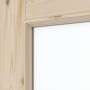 Detailansicht des Lichtausschnitts von Typ 6002-04-LA2 Kiefer Massivholz Innentür - Radex