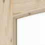 Detailansicht des Lichtausschnitts von Typ 6002-B-LA SPR 62 Kiefer Massivholz Innentür - Radex
