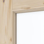 Detailansicht des Lichtausschnitts von Typ 6002-SP10 Kiefer Massivholz Innentür - Radex