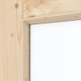 Detailansicht des Lichtausschnitts von Typ 6002-LA SPR 62 Fichte Massivholz Innentür - Radex