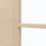Detailansicht des Lichtausschnitts von GARANT Schiebetür Quer Authentic Sand CePaL mit Lichtausschnitt LA-DIN Sprosse SP0