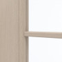 Detailansicht des Lichtausschnitts von GARANT Schiebetür Authentic Akazie CePaL mit Lichtausschnitt LA-2 Sprosse SP1