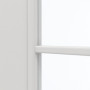 Detailansicht des Lichtausschnitts von GARANT Schiebetür 0160-60 Silver Grey CePaL mit Lichtausschnitt LA-2 Sprosse SP10