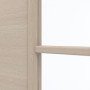 Detailansicht des Lichtausschnitts von GARANT Schiebetür Quer Authentic Akazie GCK08 mit Lichtausschnitt LA-2 Sprosse SP2