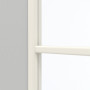 Detailansicht des Lichtausschnitts von GARANT Schiebetür D92-60 Dove Grey Resopal mit Lichtausschnitt LA-2 Sprosse SP4