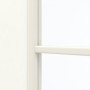 Detailansicht des Lichtausschnitts von GARANT Schiebetür W1000ST3 Premium Weiß GHK08 mit Lichtausschnitt LA-2 Sprosse SP4