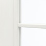 Detailansicht des Lichtausschnitts von GARANT Schiebetür Authentic Bianco CePaL mit Lichtausschnitt LA-3 Sprosse SP2