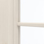 Detailansicht des Lichtausschnitts von GARANT Schiebetür Authentic Perl CePaL mit Lichtausschnitt LA-3 Sprosse SP2
