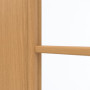 Detailansicht des Lichtausschnitts von GARANT Schiebetür Eiche Premium GCK08 mit Lichtausschnitt LA-3 Sprosse SP4