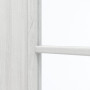 Detailansicht des Lichtausschnitts von GARANT Schiebetür Authentic Grigio CePaL mit Lichtausschnitt LA-5 bandseitig Sprosse SP10