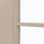 Detailansicht des Lichtausschnitts von GARANT Schiebetür Authentic Akazie GCK08 mit Lichtausschnitt LA-6 Sprosse SP0