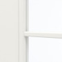 Detailansicht des Lichtausschnitts von GARANT Schiebetür Weißlack 9016 CePaL mit Lichtausschnitt LA-6 Sprosse SP10
