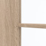Detailansicht des Lichtausschnitts von GARANT Schiebetür Authentic Eiche CePaL mit Lichtausschnitt LA-6 Sprosse SP4