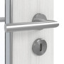 Detailansicht der Oberfläche von GARANT Feuchtraumtür Authentic Grigio GCK08 mit Lichtausschnitt LA-6