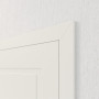 geschlossene Detailansicht von Innentür-Set Cofi 21 reverse Weißlack RAL 9016 mit Zarge und Drücker - Deine Tür